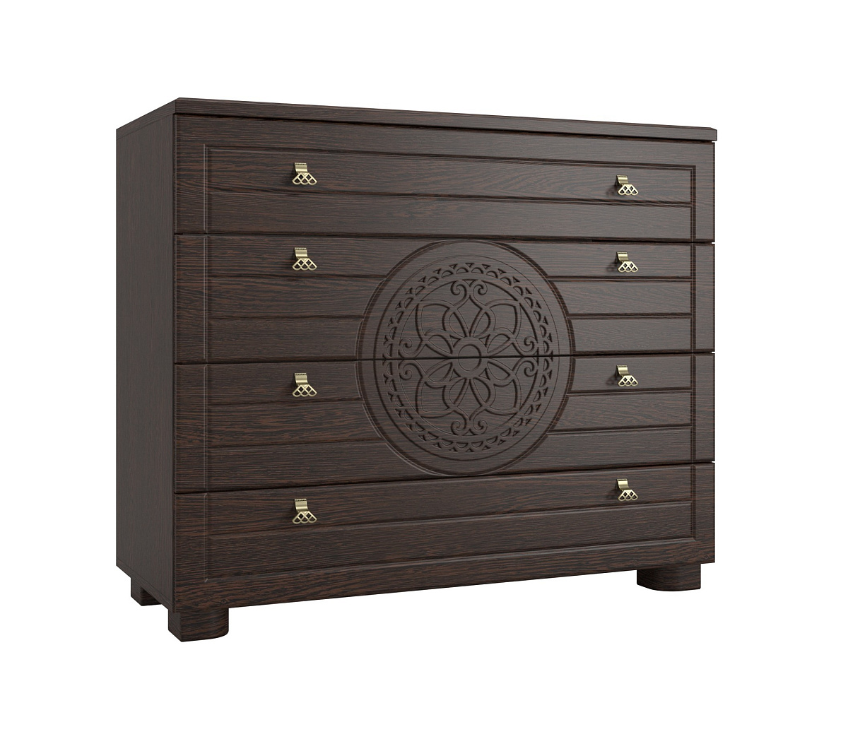 Комод «Монблан» МБ-37К венге/орех шоколадный