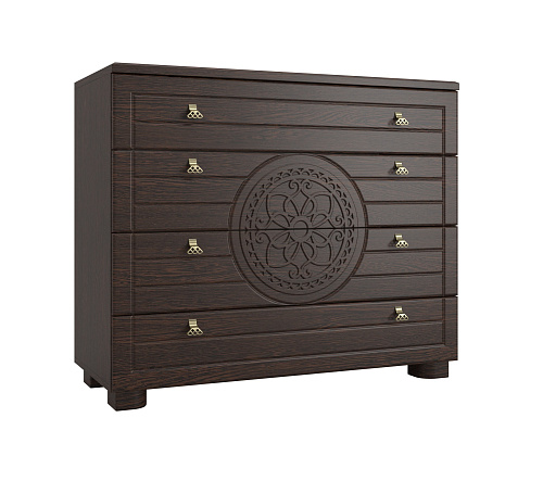 Комод «Монблан» МБ-37К венге/орех шоколадный