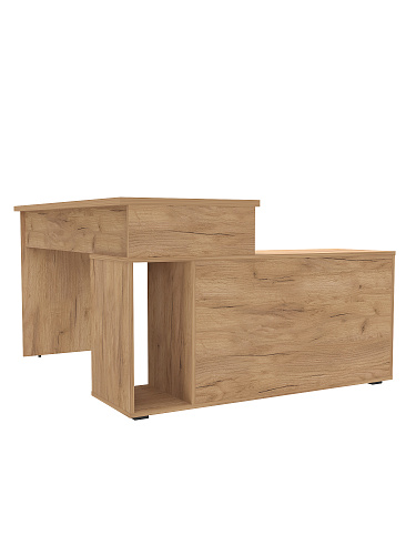 Стол угловой Оптима ОП-21 дуб крафт золотой/графит