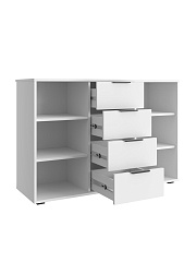 Комод Оптима ОП-17 белый структурный/меренга