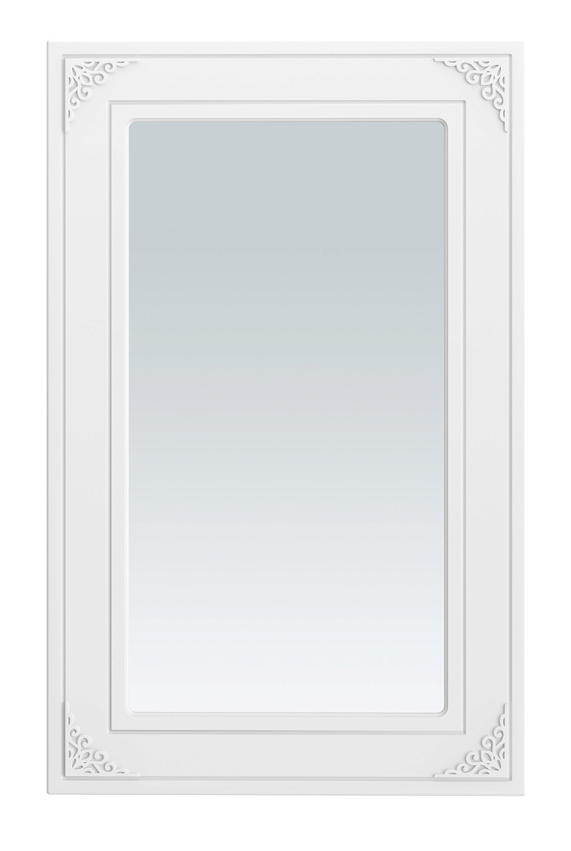 Зеркало Ассоль АС-75 (1100х700) белое дерево