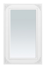 Зеркало Ассоль АС-75 (1100х700) белое дерево