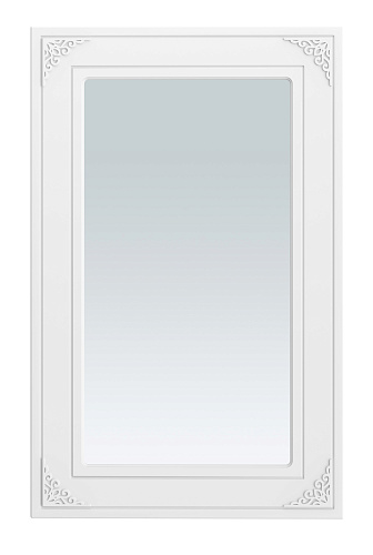 Зеркало Ассоль АС-75 (1100х700) белое дерево