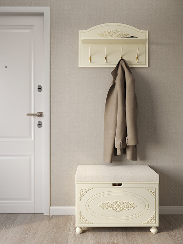 Вешалка Ассоль плюс АС-72 ваниль