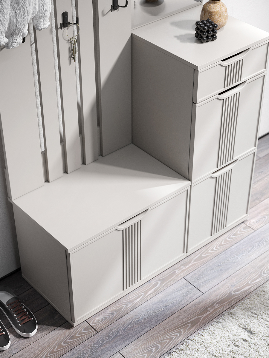 Тумба Эмилия ЭЛ-3 кашемир/шарли керамика