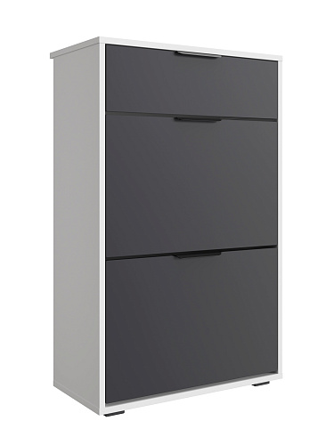 Тумба Оптима ОП-09 белый структурный/графит