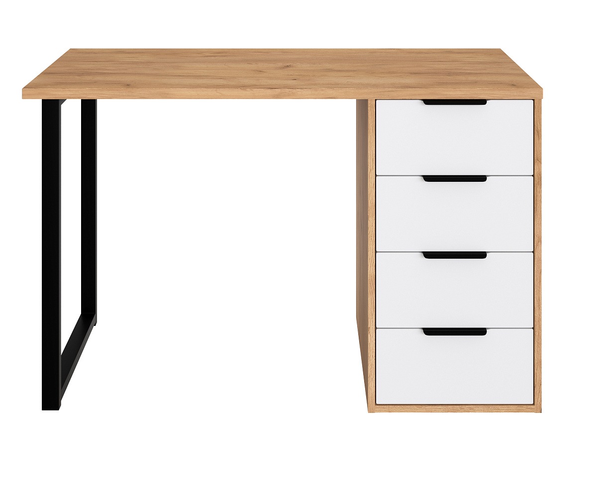 Стол С-400 дуб крафт золотой/меренга