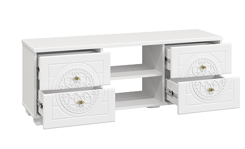 Тумба для ТВ Монблан МБ-39К белое дерево