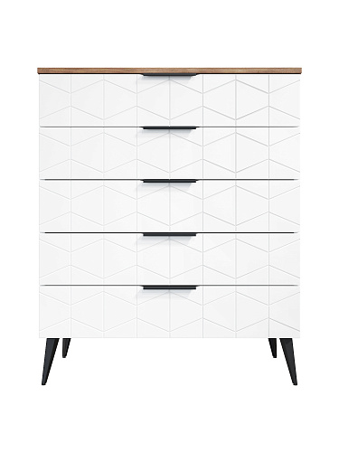 Комод Контемпо КТ-03 дуб барокко янтарный/бланж