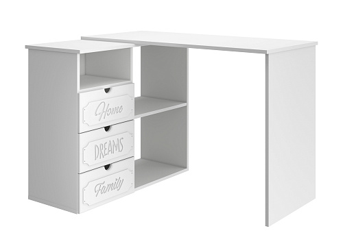 Стол угловой Дримстар ДС-5 белое дерево