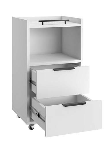 Тумба К-30 белый структурный/меренга