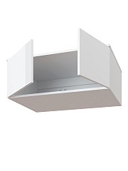 Антресоль Эмилия ЭЛ-54 белый структурный/меренга