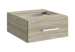 Комплект стол с тумбой  ОФ-112K+ОФ-26 блэквуд сатиновый