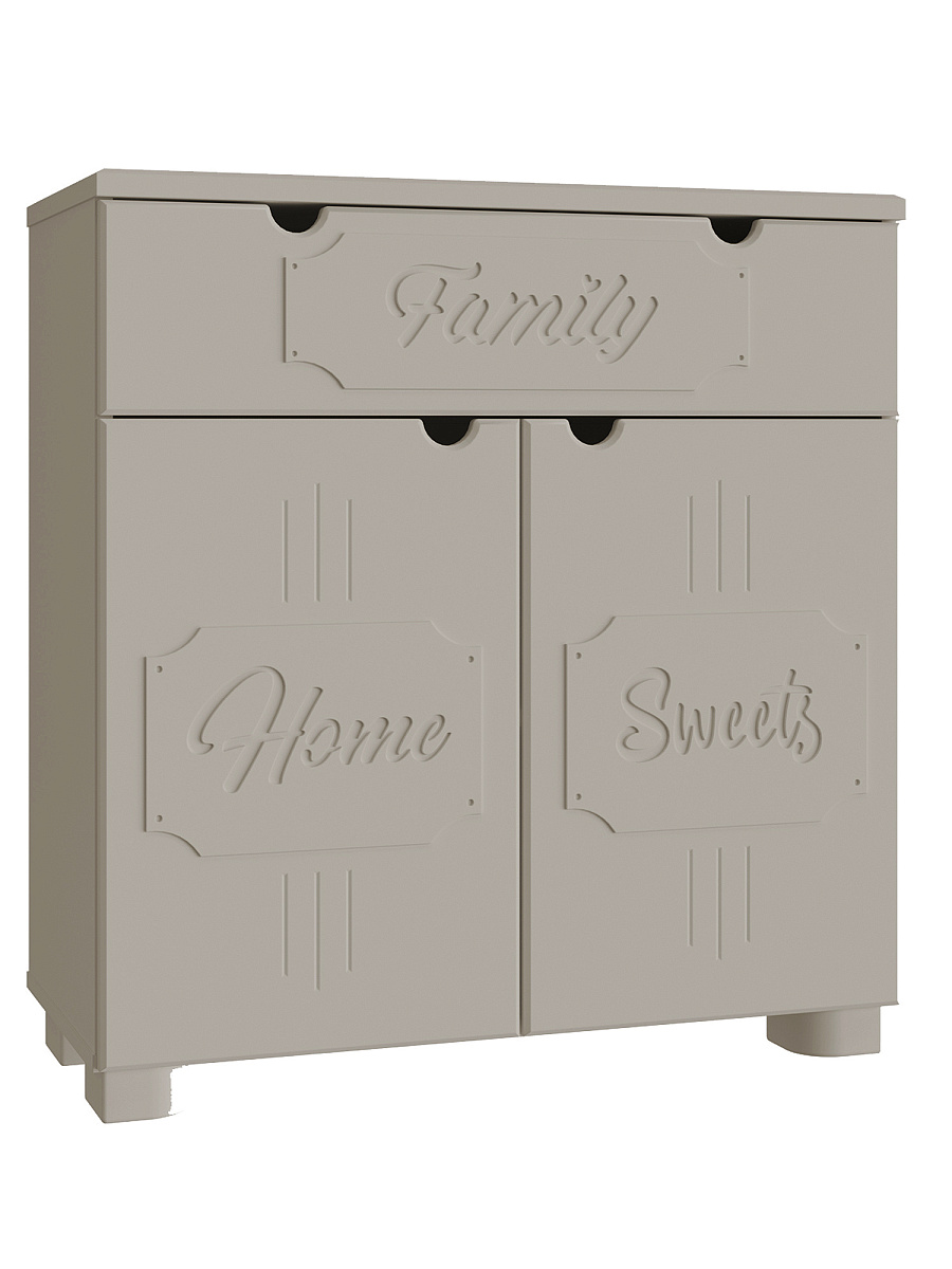 Тумба ДримСтар ДС-18 глиняный серый/риолит