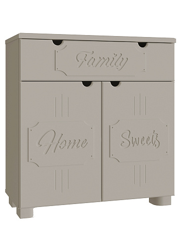 Тумба ДримСтар ДС-18 глиняный серый/риолит