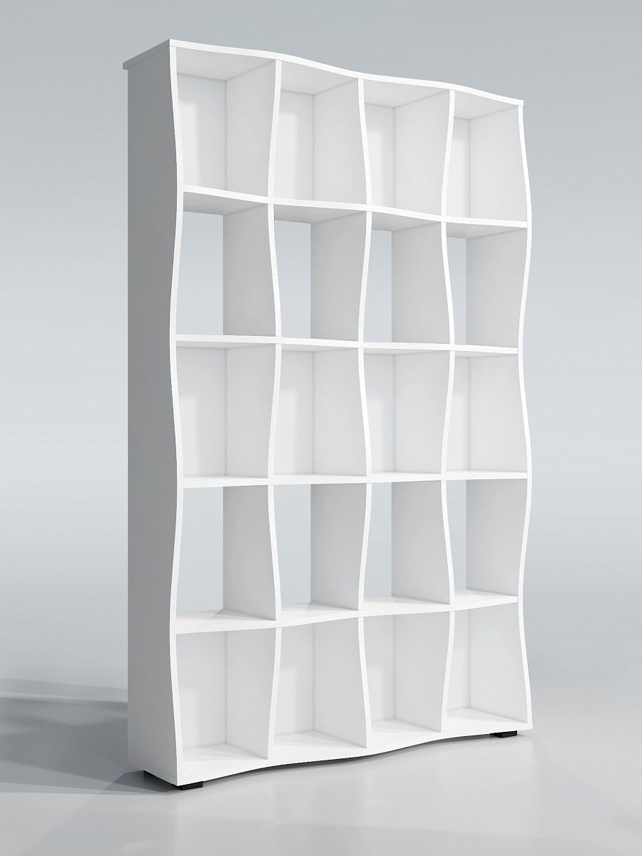 Стеллаж Контемпо КТ-01 белый бриллиант