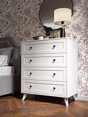Комод Вильям ВМ-12 белый бриллиант/бланж