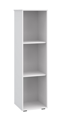 Шкаф-пенал Оскар ОС-01 белый структурный/блэквуд ячменный