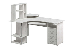 Стол компьютерный С-237 с полкой СЕ-237 северное дерево светлое