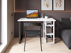 Стол С-601 (1200х600) белый структурный 