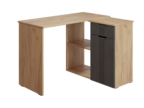 Стол угловой Эмилия ЭЛ-46 дуб крафт золотой/графит