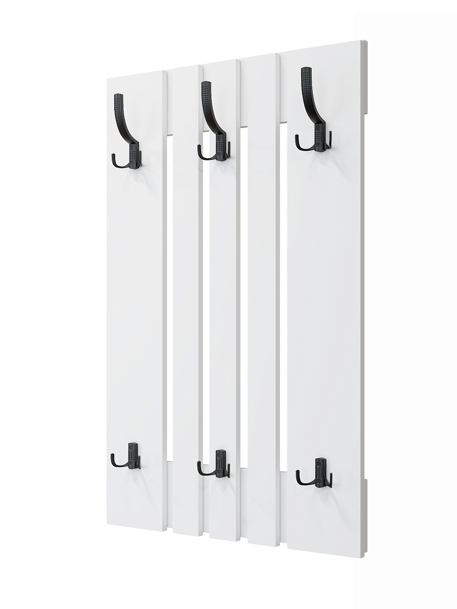 Вешалка Эмилия ЭЛ-6 белый структурный