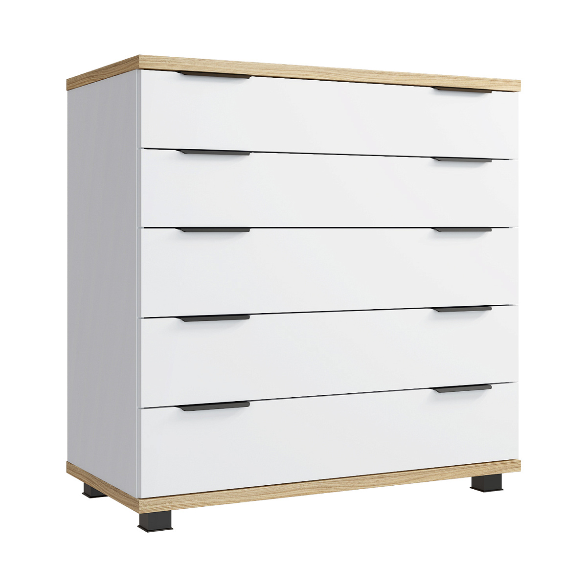 Комод Скайлайт СЛ-11К блэквуд ячменный/белый/меренга