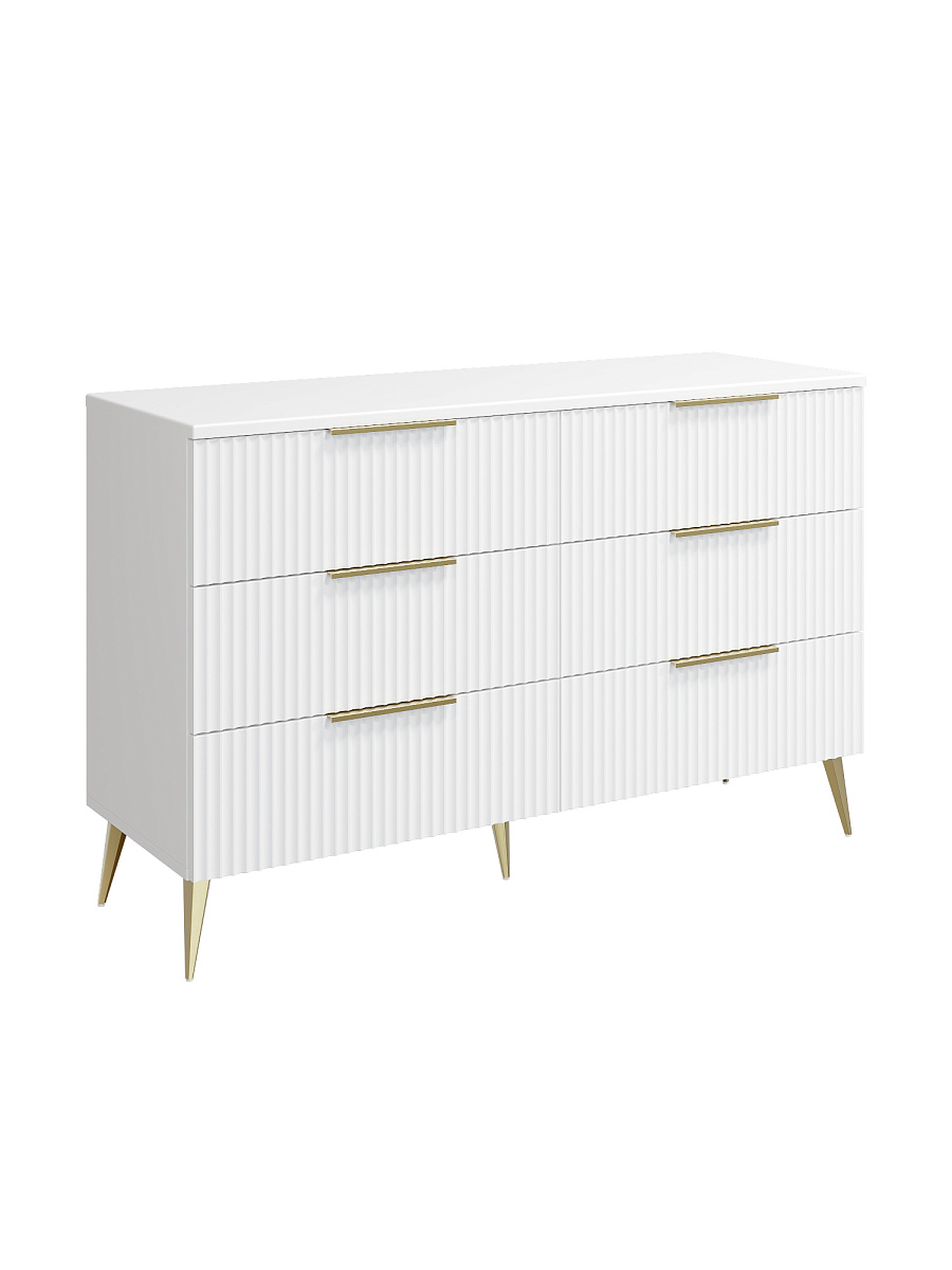 Комод Афина АФ-05 белый бриллиант/бланж
