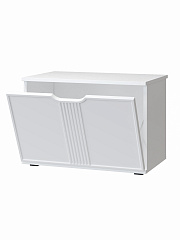 Тумба Эмилия ЭЛ-4 белый структурный/меренга