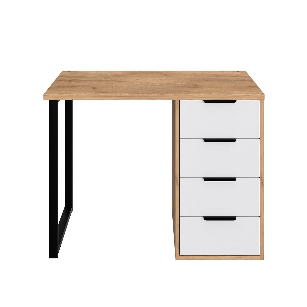 Стол С-404 дуб крафт золотой/меренга (1000х550)