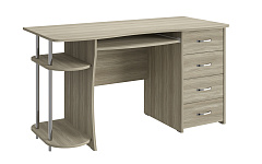 Стол компьютерный С-222БН блэквуд сатиновый