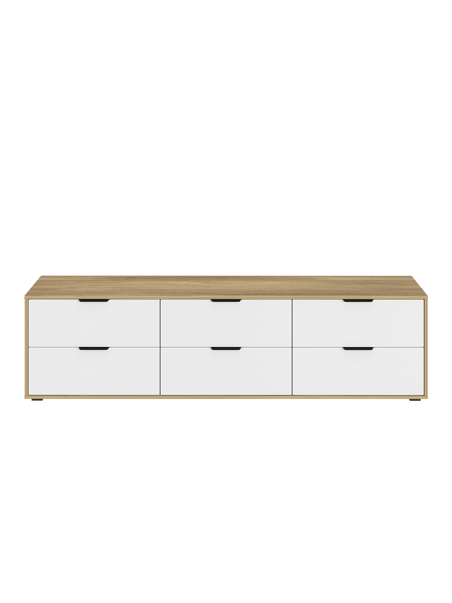 Тумба Оптима ОП-24 блэквуд ячменный/меренга