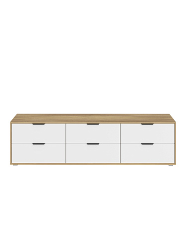 Тумба Оптима ОП-24 блэквуд ячменный/меренга