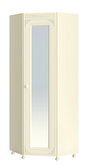 Шкаф угловой Ассоль плюс АС-52К с зеркалом (правый) ваниль