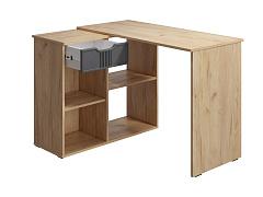 Стол угловой Эмилия ЭЛ-47 дуб крафт золотой/графит