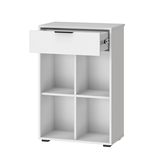 Комод Оптима ОП-06 белый структурный/меренга