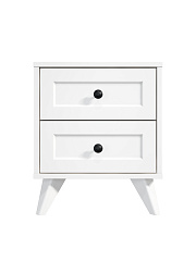 Тумба прикроватная Вильям ВМ-14 белый бриллиант/бланж