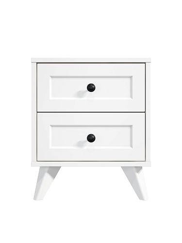 Тумба прикроватная Вильям ВМ-14 белый бриллиант/бланж