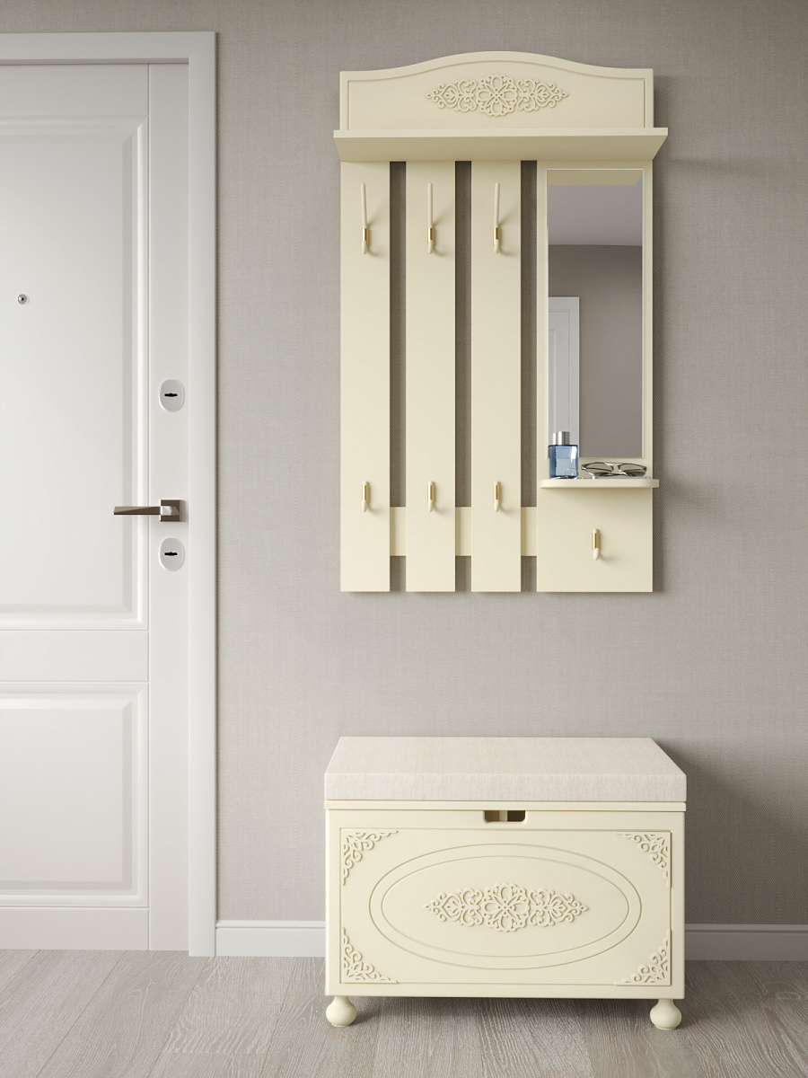 Вешалка Ассоль плюс АС-76 ваниль