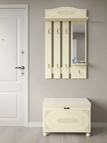 Вешалка Ассоль плюс АС-76 ваниль