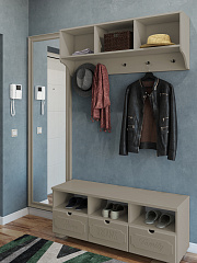 Вешалка ДримСтар ДС-30 глиняный серый