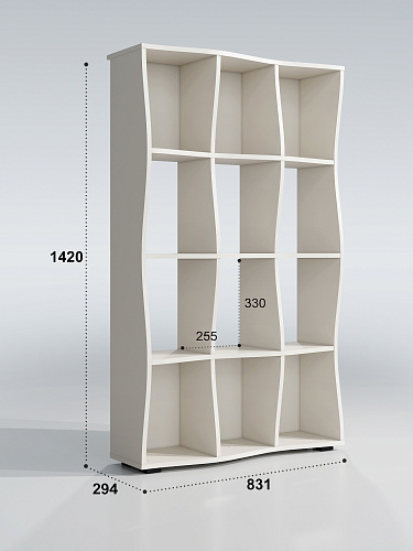 Стеллаж Контемпо КТ-02 кашемир