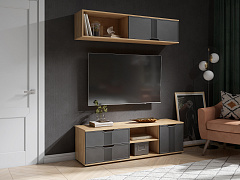 Тумба Эмилия ЭЛ-40 дуб крафт золотой/графит