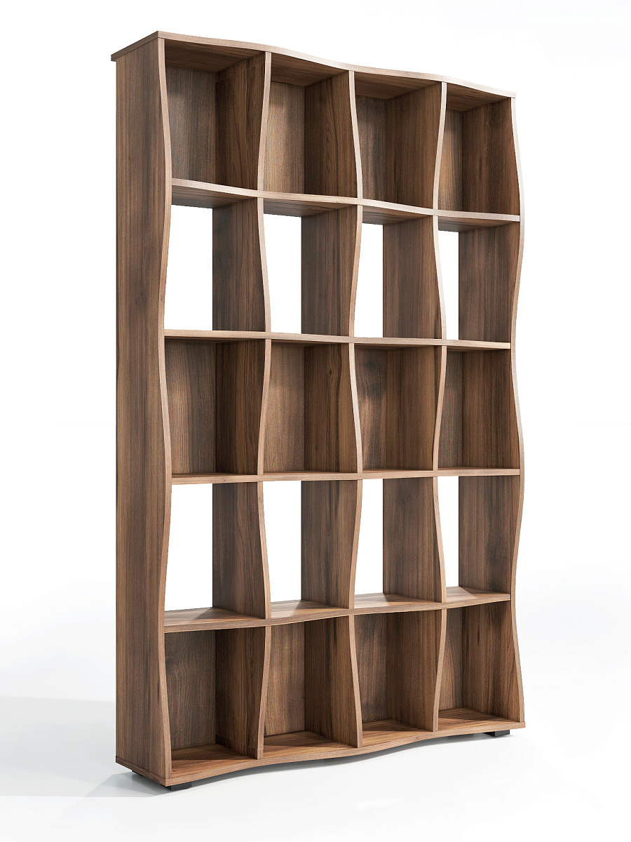 Стеллаж Контемпо КТ-01 дуб барокко янтарный