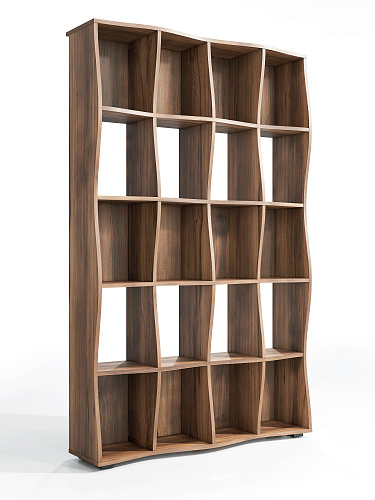 Стеллаж Контемпо КТ-01 дуб барокко янтарный