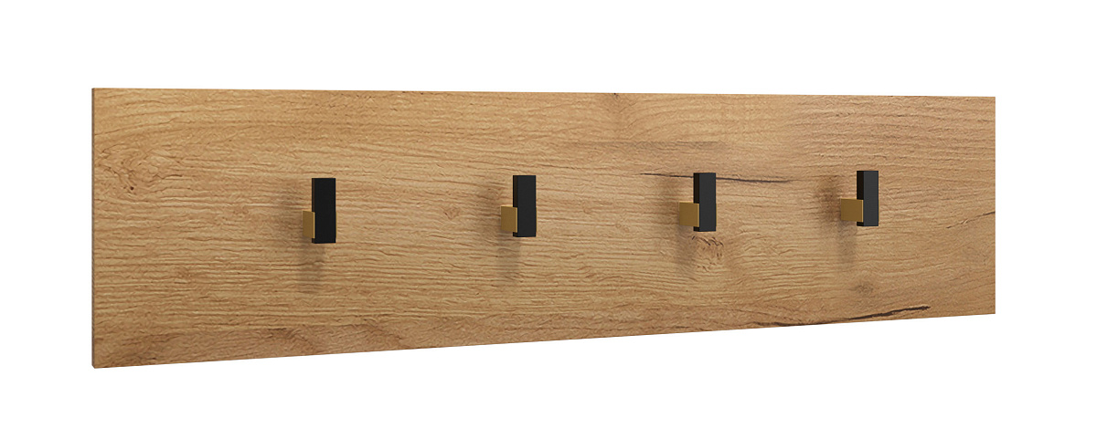 Вешалка Агата АТ-5 дуб крафт золотой