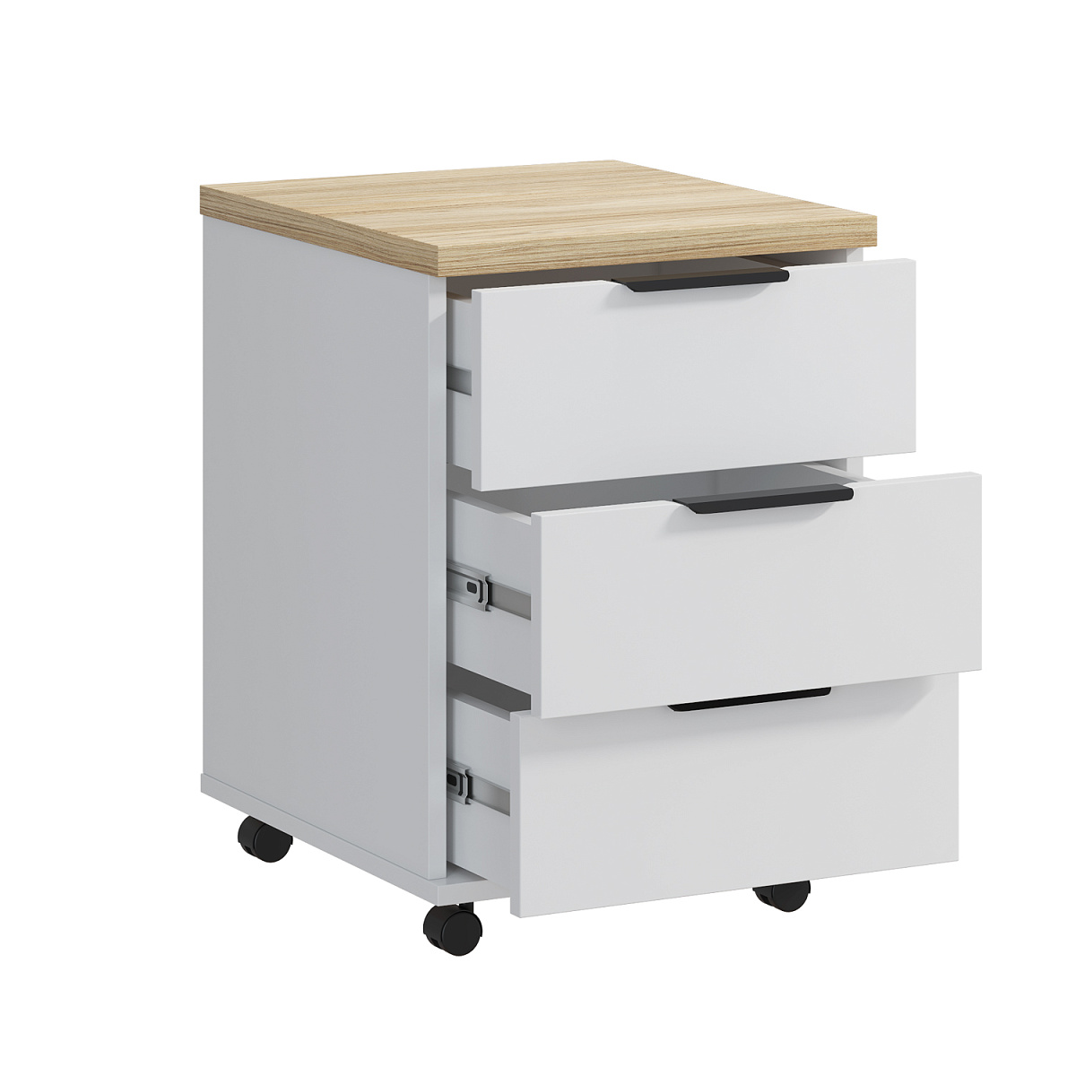 Тумба Скайлайт СЛ-12К блэквуд ячменный/белый/меренга