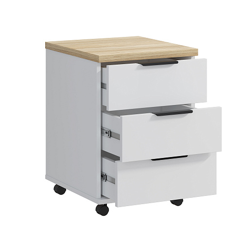 Тумба Скайлайт СЛ-12К блэквуд ячменный/белый/меренга