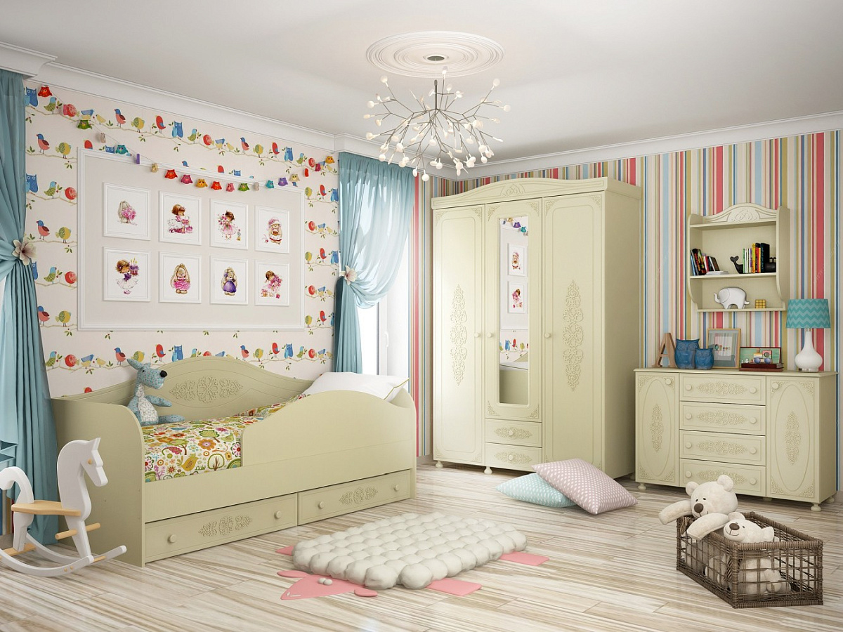 Кровать Ассоль плюс АС-10 (2000х800) ваниль