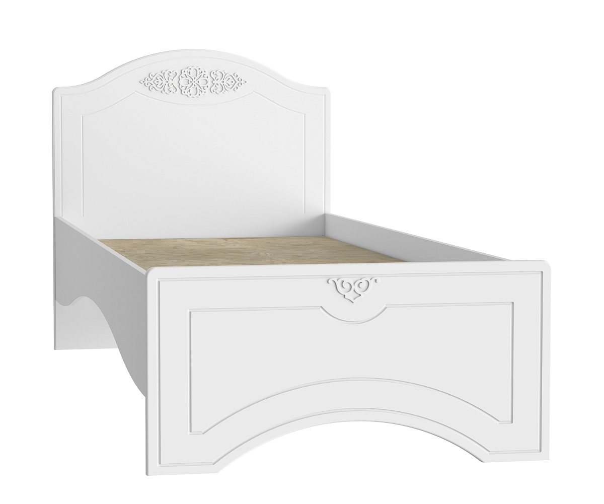 Кровать Ассоль АС-26 (2000х800) белое дерево